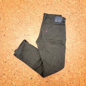 LEVI'S 511 men's green jeans W33 L32